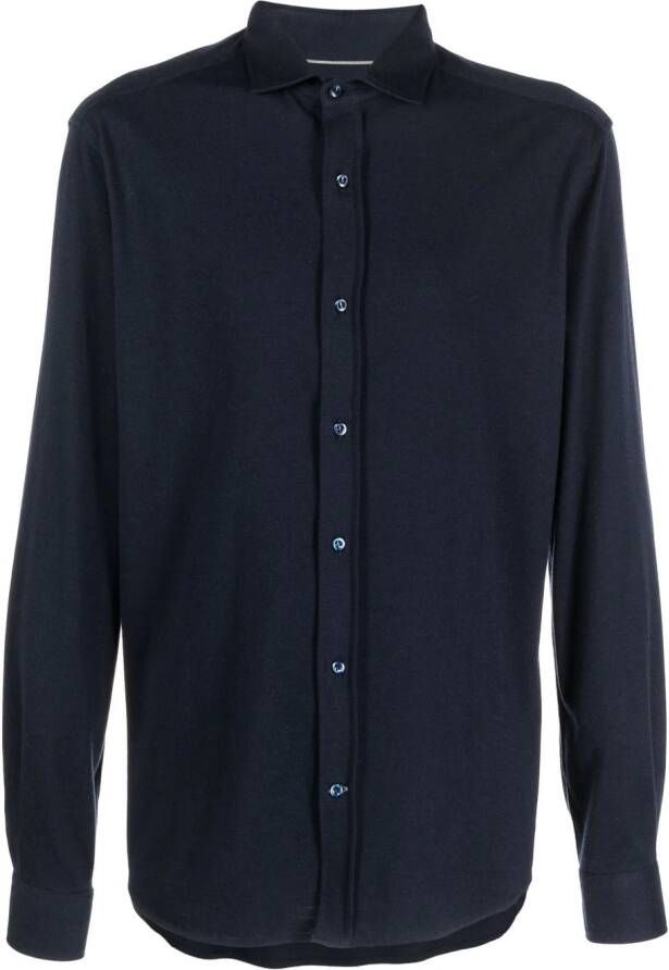 Brunello Cucinelli Jersey T-shirt Blauw