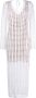 Brunello Cucinelli Jurk met V-hals Wit - Thumbnail 1