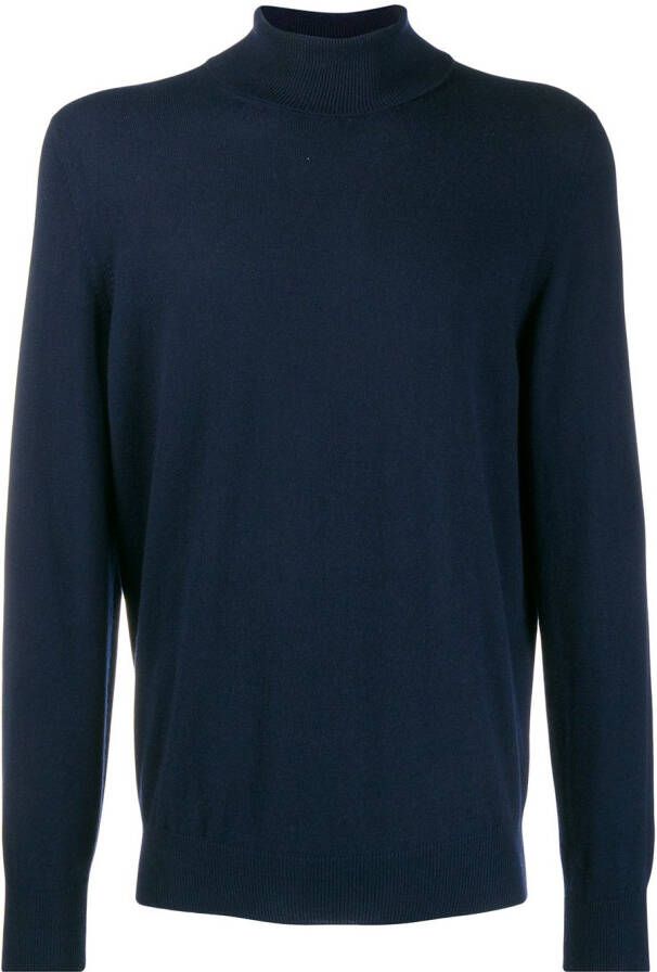 Brunello Cucinelli Kasjmier coltrui Blauw