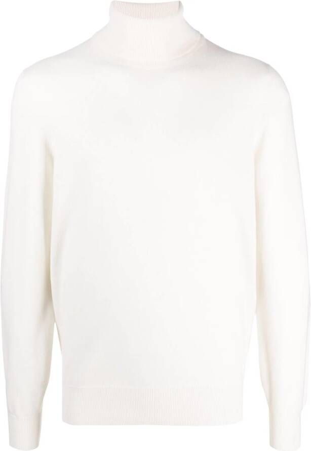 Brunello Cucinelli Kasjmier coltrui Wit