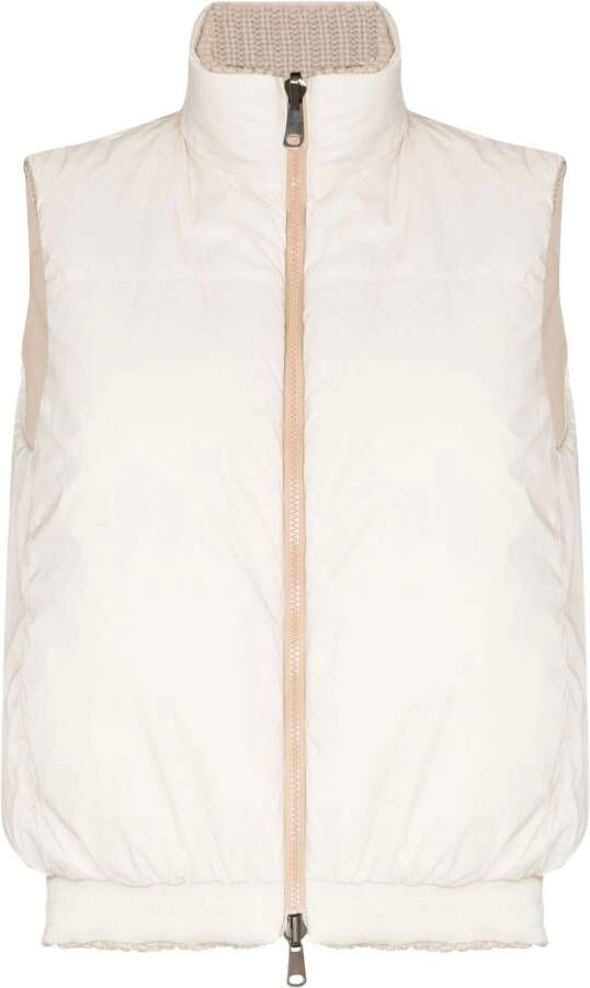Brunello Cucinelli Kasjmier gilet Beige