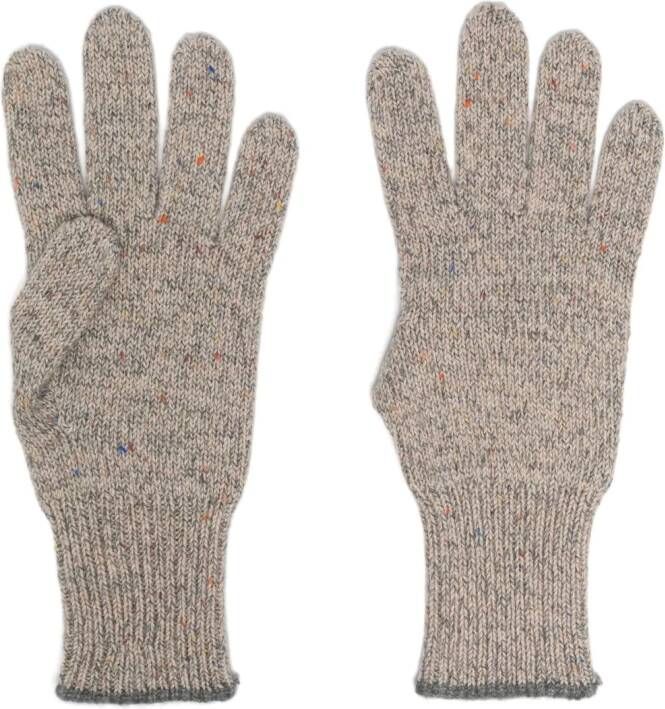 Brunello Cucinelli Kasjmier handschoenen Beige