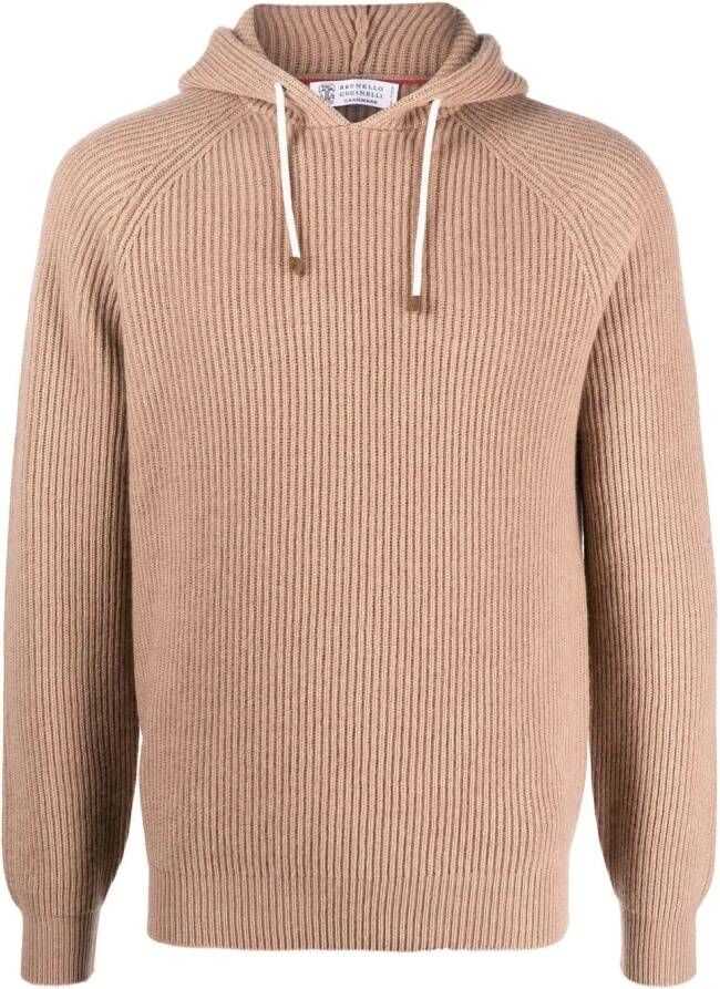 Brunello Cucinelli Kasjmier hoodie Beige