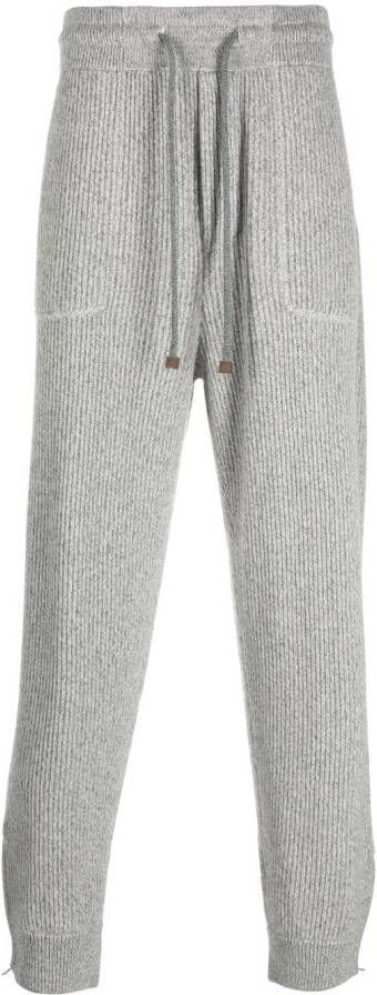 Brunello Cucinelli Kasjmier joggingbroek Grijs