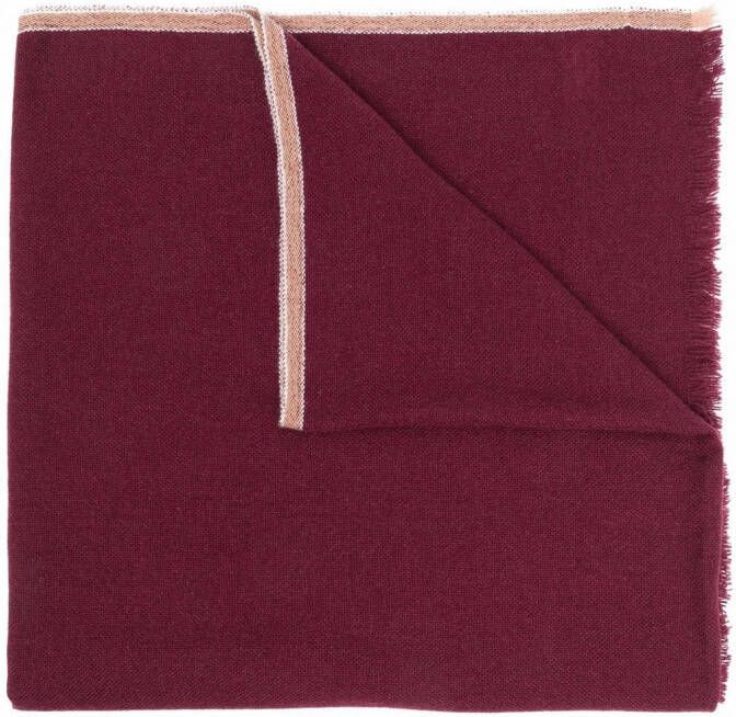 Brunello Cucinelli Kasjmier sjaal Rood