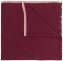 Brunello Cucinelli Kasjmier sjaal Rood - Thumbnail 1