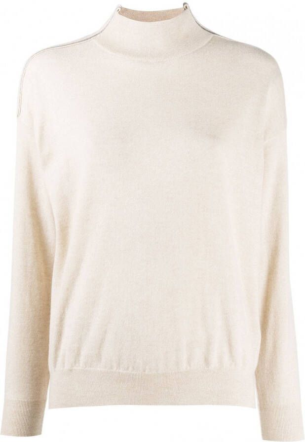 Brunello Cucinelli Kasjmier trui Beige