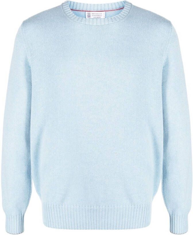 Brunello Cucinelli Kasjmier trui Blauw