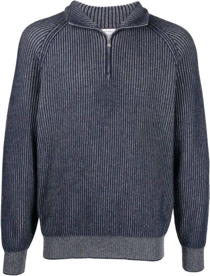 Brunello Cucinelli Kasjmier trui Blauw