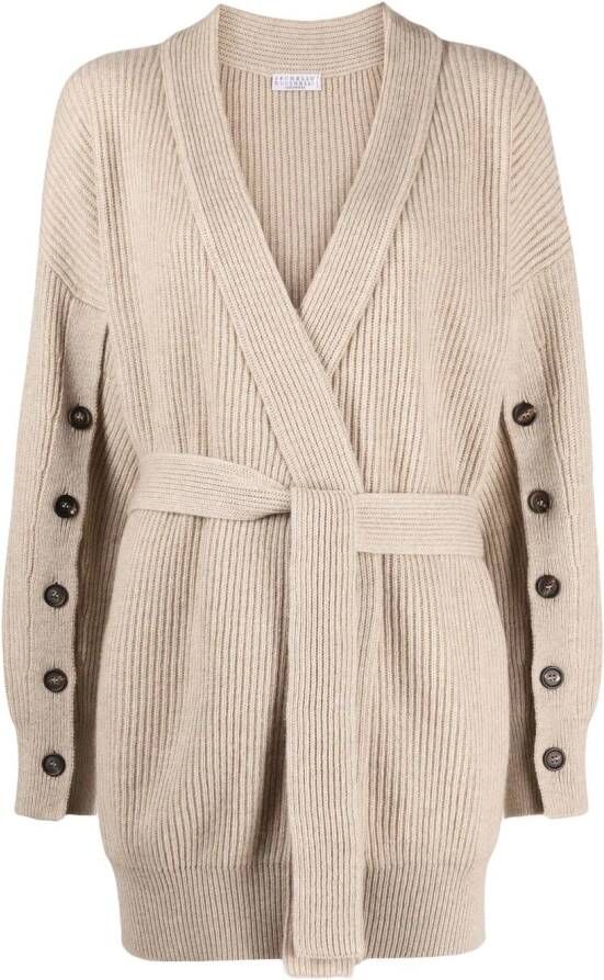 Brunello Cucinelli Kasjmier vest Beige