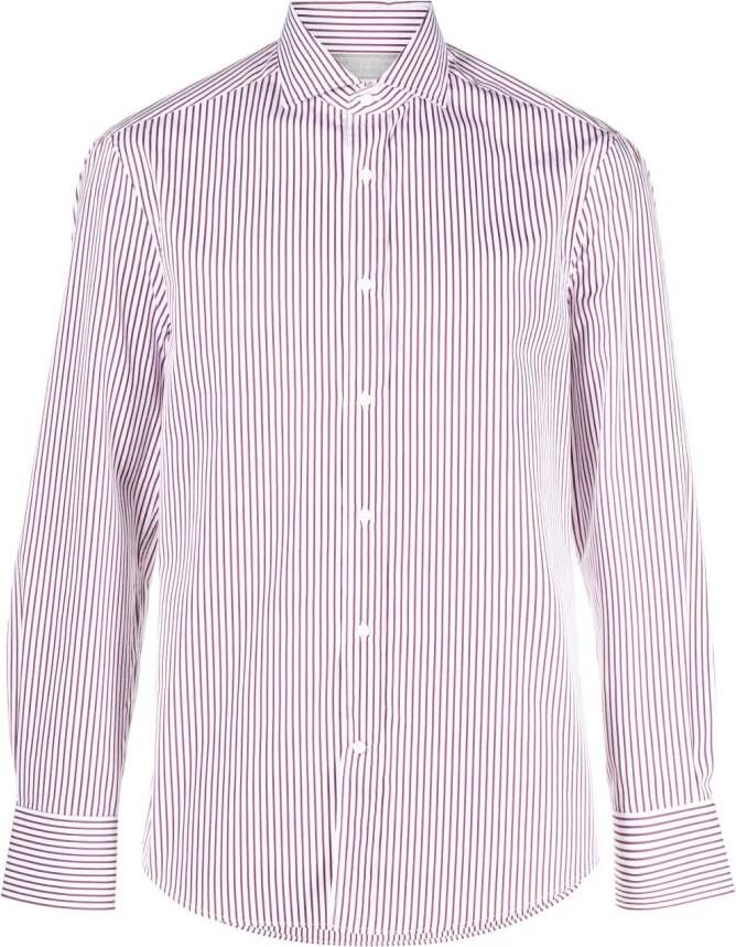 Brunello Cucinelli Katoenen overhemd Wit