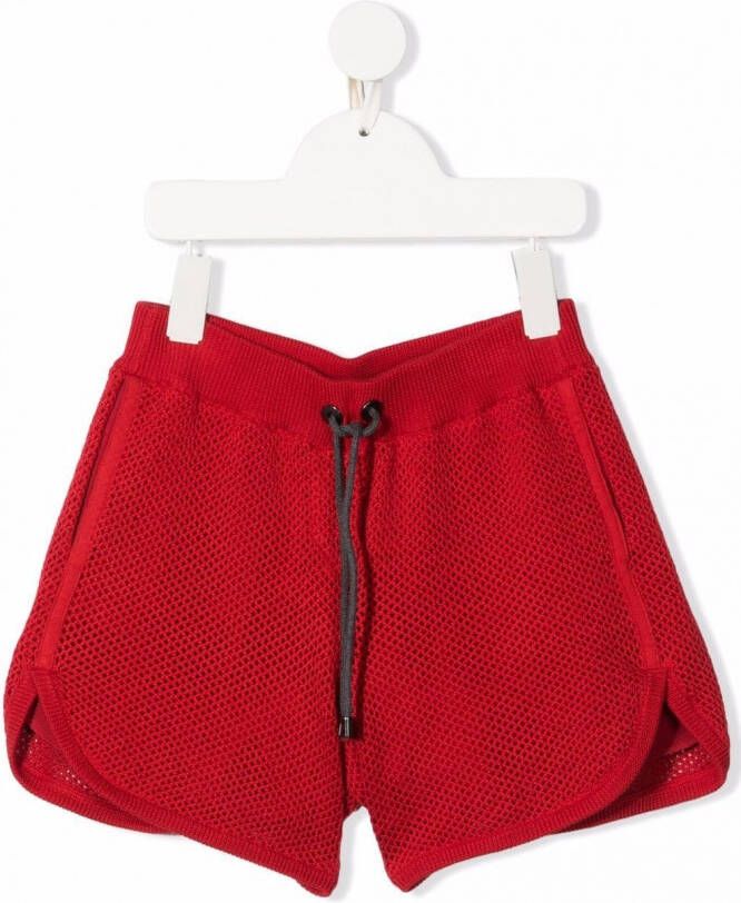 Brunello Cucinelli Kids Bermuda shorts Rood