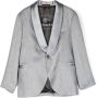 Brunello Cucinelli Kids Blazer met enkele rij knopen Grijs - Thumbnail 1