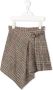 Brunello Cucinelli Kids Geruite skort Bruin - Thumbnail 1