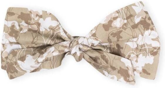 Brunello Cucinelli Kids Haarband met abstracte print Groen