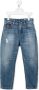 Brunello Cucinelli Kids Jeans met toelopende pijpen Blauw - Thumbnail 1