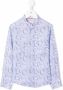 Brunello Cucinelli Kids Shirt met paisley-print Blauw - Thumbnail 1