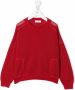 Brunello Cucinelli Kids Sweater met ronde hals Rood - Thumbnail 1