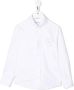 Brunello Cucinelli Kids T-shirt met logo Wit - Thumbnail 1