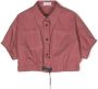 Brunello Cucinelli Kids Shirt met gestrikte taille Roze - Thumbnail 1