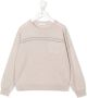 Brunello Cucinelli Kids Trui met ronde hals Beige - Thumbnail 1