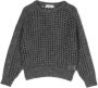 Brunello Cucinelli Kids Trui verfraaid met pailletten Grijs - Thumbnail 1