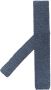Brunello Cucinelli Gebreide stropdas Blauw - Thumbnail 1