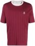 Brunello Cucinelli Trui met geborduurd logo Rood - Thumbnail 1
