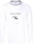 Brunello Cucinelli T-shirt met logoprint Wit - Thumbnail 1