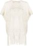 Brunello Cucinelli Macramé trui Wit - Thumbnail 1