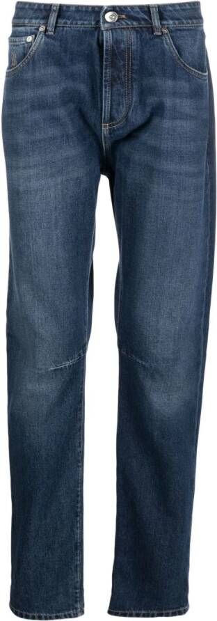 Brunello Cucinelli Straight jeans Blauw