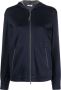 Brunello Cucinelli Hoodie met rits Blauw - Thumbnail 1
