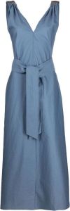 Brunello Cucinelli Mouwloze jurk Blauw