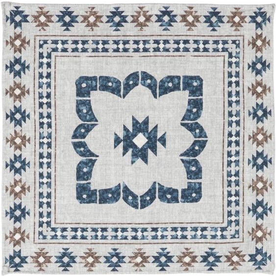 Brunello Cucinelli Sjaal met print Grijs
