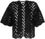 Brunello Cucinelli Opengebreid vest Zwart - Thumbnail 1