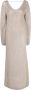 Brunello Cucinelli Opengebreide maxi-jurk Beige - Thumbnail 1