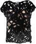 Brunello Cucinelli Opengebreide top Zwart - Thumbnail 1