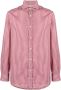 Brunello Cucinelli Overhemd met gingham-print Rood - Thumbnail 1
