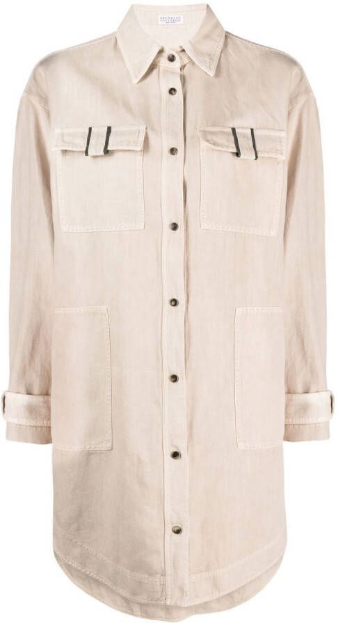 Brunello Cucinelli Oversized blouset Beige
