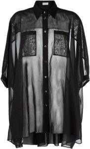 Brunello Cucinelli Oversized blouse Zwart