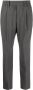 Brunello Cucinelli Pantalon met elastische taille Grijs - Thumbnail 1