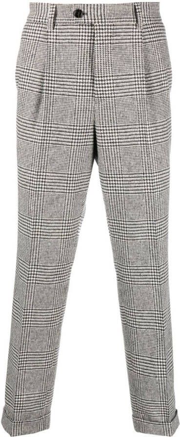 Brunello Cucinelli Geruite broek Wit