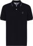 Brunello Cucinelli Poloshirt met logoprint Blauw - Thumbnail 1