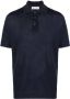 Brunello Cucinelli Poloshirt van linnenblend Blauw - Thumbnail 1