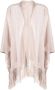 Brunello Cucinelli Poncho met franje BROWN - Thumbnail 1