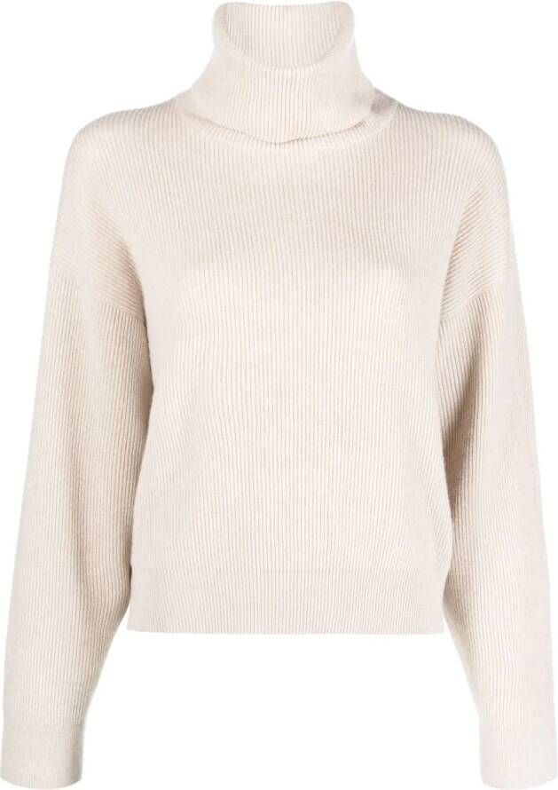 Brunello Cucinelli Geribbelde trui Beige