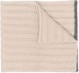 Brunello Cucinelli Ribgebreide sjaal Beige - Thumbnail 1