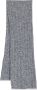 Brunello Cucinelli Ribgebreide sjaal Blauw - Thumbnail 1