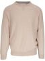 Brunello Cucinelli Gebreide trui Beige - Thumbnail 1