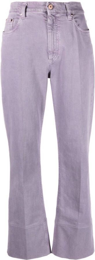 Brunello Cucinelli Ruimvallende jeans Paars